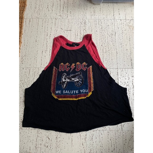AC/DC | Tops | Acdc Band Shirt Graphic Muscle Tank | Poshmark